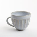 Taza de ceramica Azul artesanal