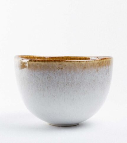 Bol de ceramica artesanal Beis