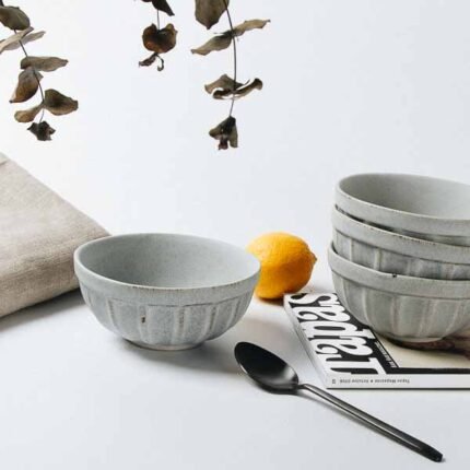 Bol de cerámica azul