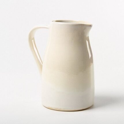 Jarra Pequeña Beis Glaseada