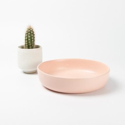 Plato hondo Rosa Nom