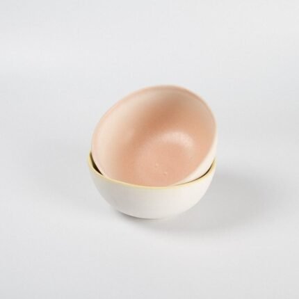 Bol de ceramica rosa