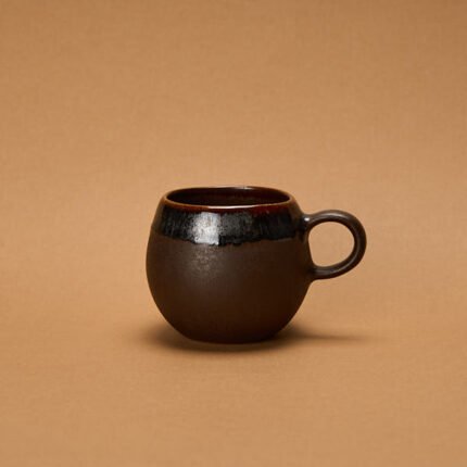 Taza Rústica Ébano